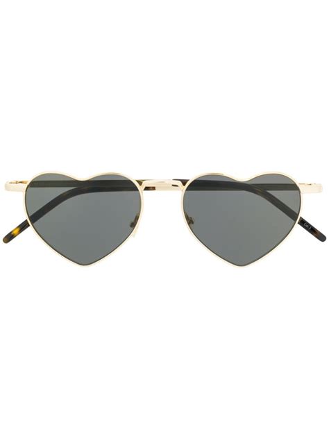 ysl heart sunglasses sale|saint laurent clear sunglasses.